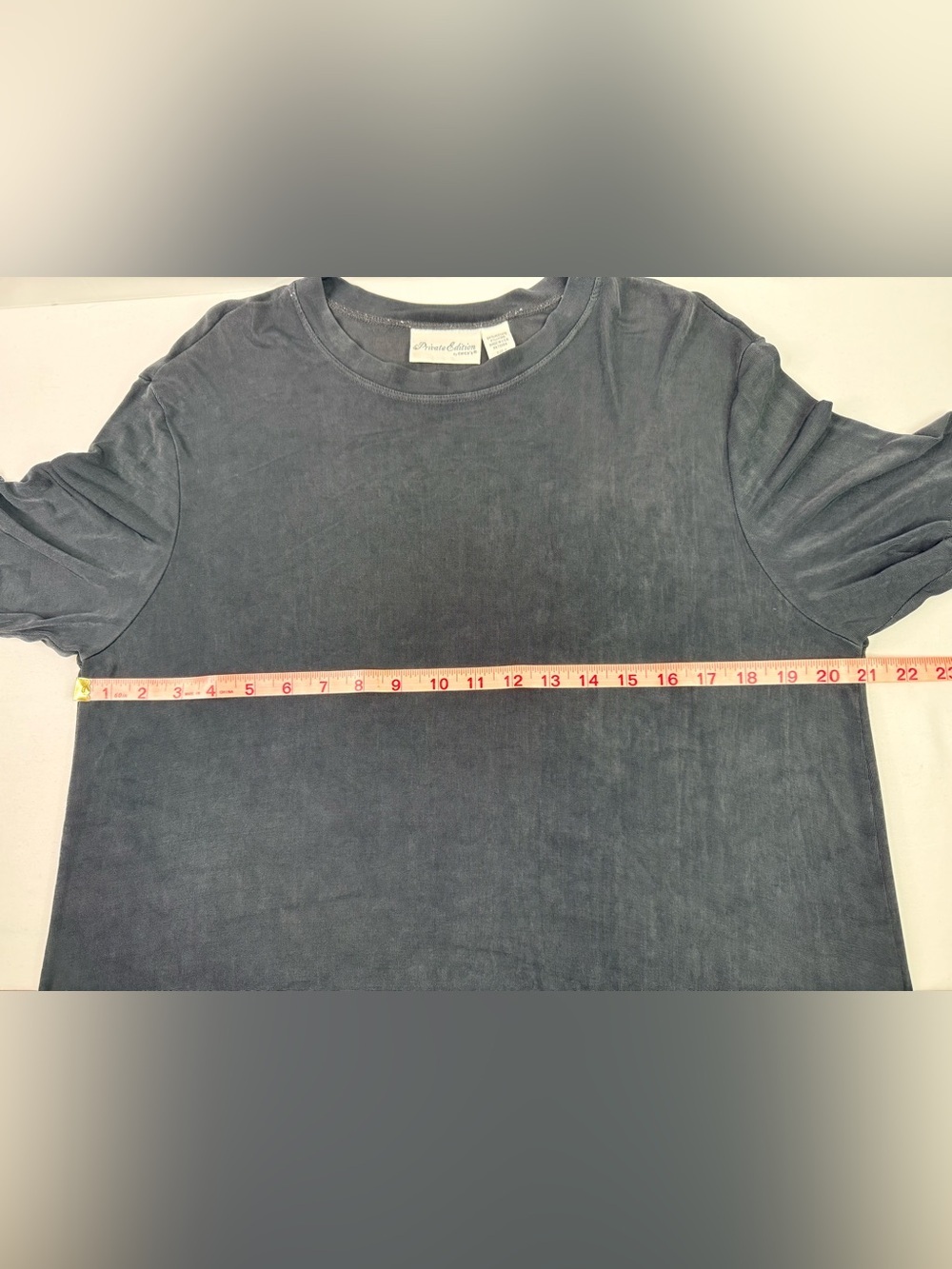 Chico's Private Edition Black Relaxed Short-Sleeve Tunic Top Size 3 (XL) - Picture 6 of 7